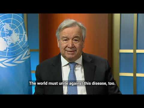 UN Secretary-General António Guterres video message on COVID-19 and Misinformation.