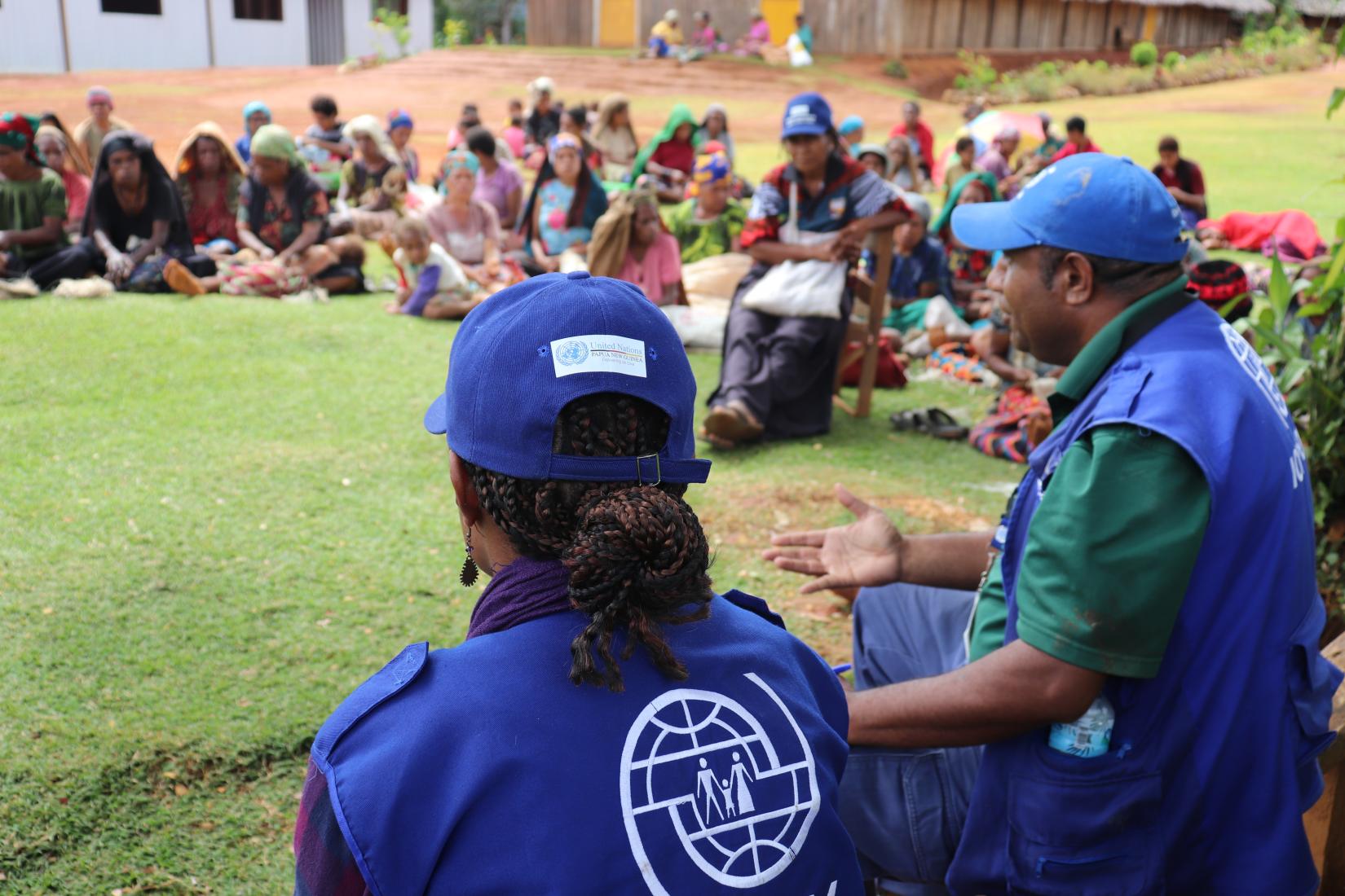 IOM, local authorities conducting assessment in displacement affected community.