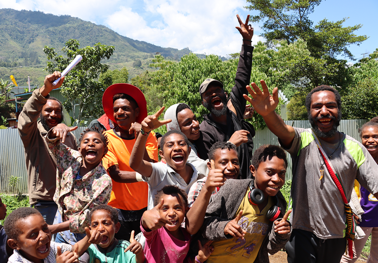 NK Association, a youth organisation in North Kagua, Southern Highlands, Papua New Guinea. 