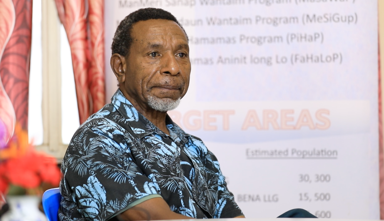 John Ericho, Eastern Highlands Family Voice, Goroka, Eastern Highlands