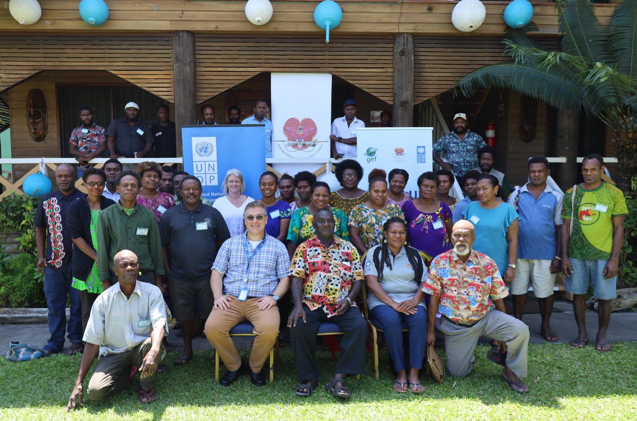 Participants at the workshop with ENBP Deputy Provincial Administrator – Mr. Peter Peniat.