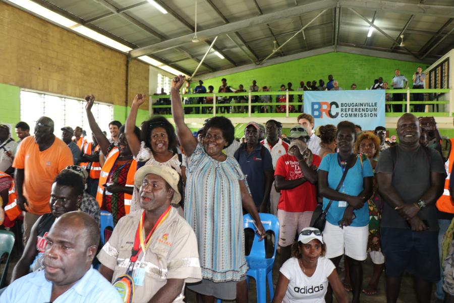 United Nations Resident Coordinator in Papua New Guinea Mr. Gianluca Rampolla, referring to the Secretary-General Statement on the Bougainville Referendum