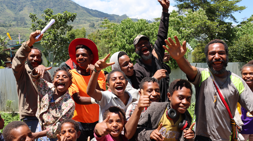NK Association, a youth organisation in North Kagua, Southern Highlands, Papua New Guinea. 